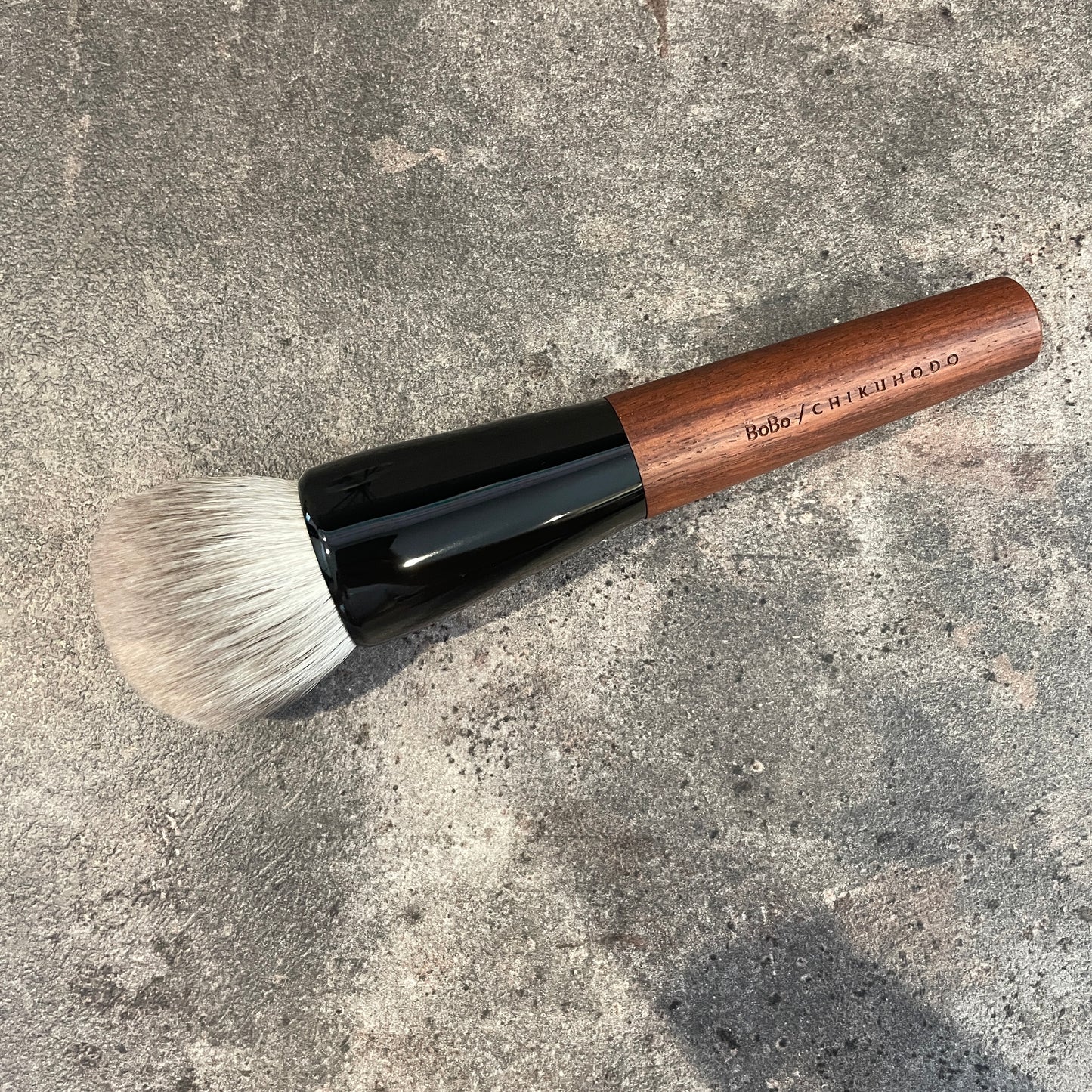 CHIKUHODOxBoBo make up brush fundation face powder bronzer silver fox mix saikoho makie handle owl