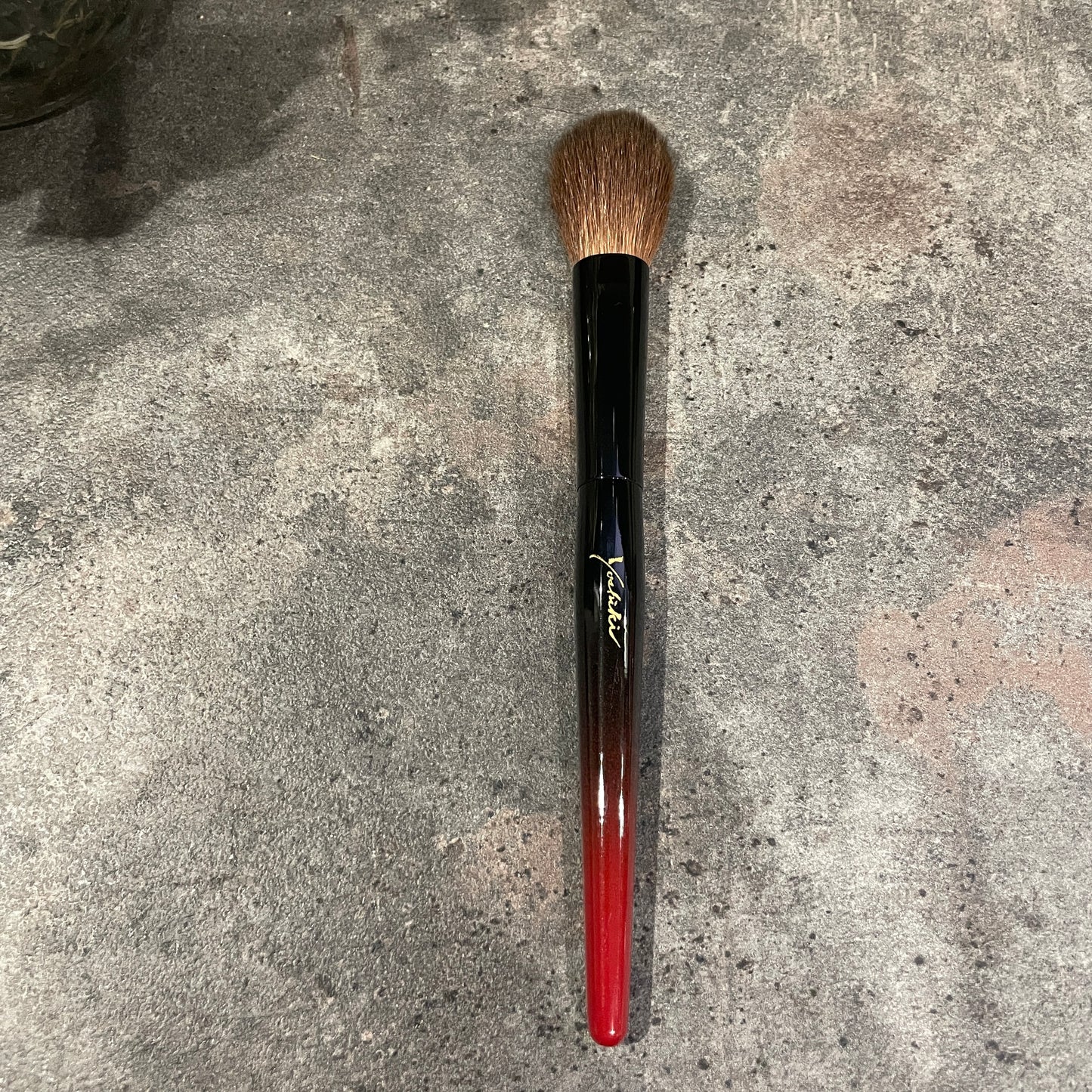 KOYUDO cheek brush,red squirrel,round-flat,limited edition by Yoshiki