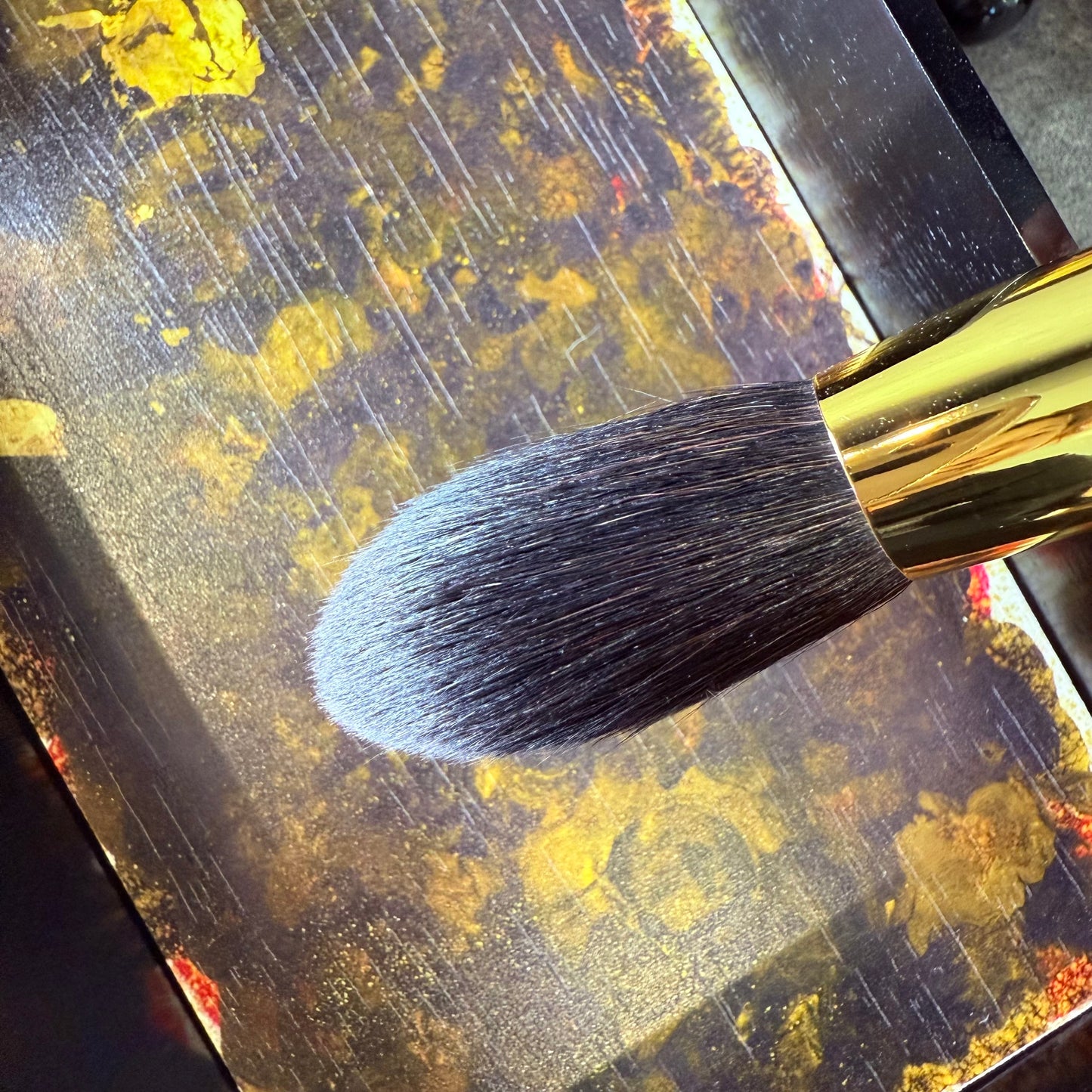 EIHODO GP-2 power brush flat round gray squirrel mix sokoho makie design