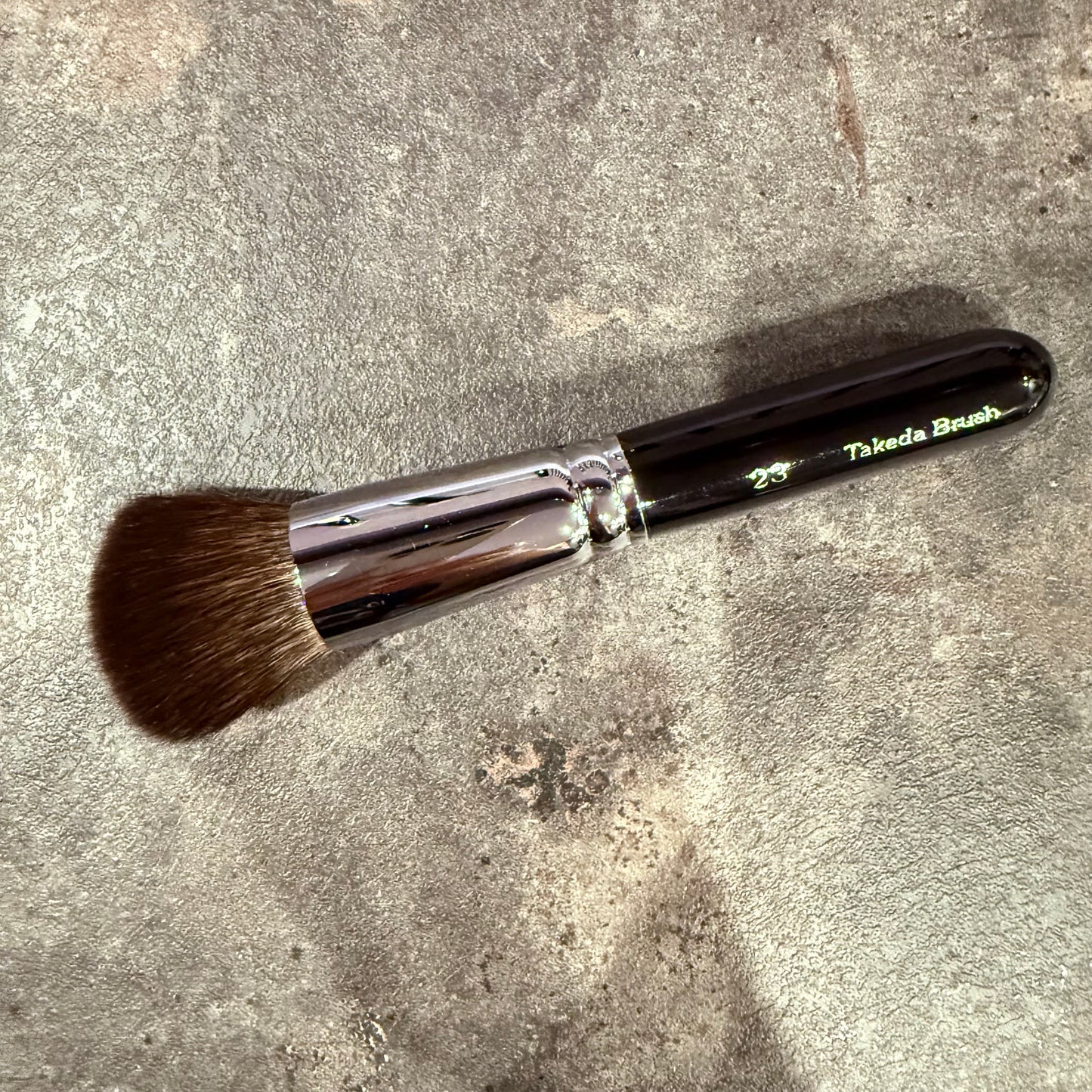 Takeda brush Outlet check highlights brush gray squirrel