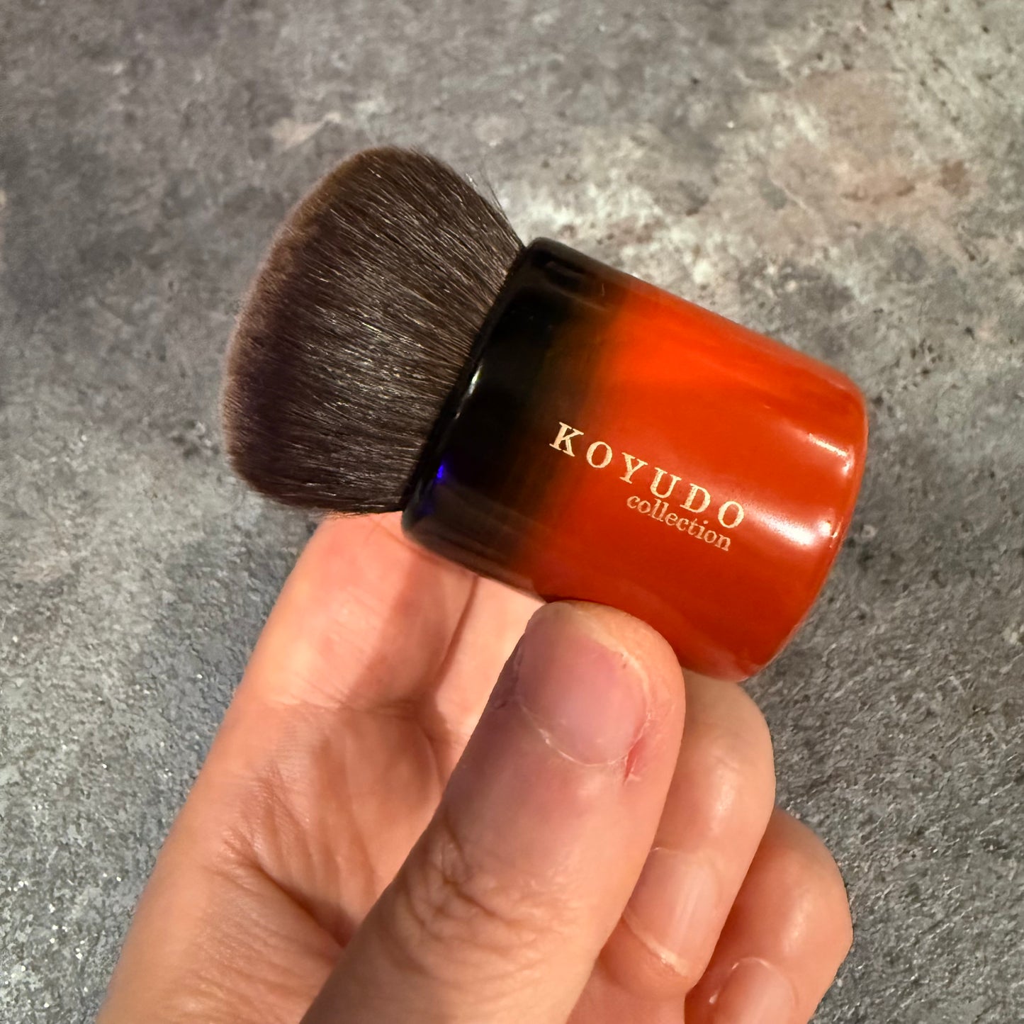 KOYUDO makeup brush limited edition kabuki old gray squirrel