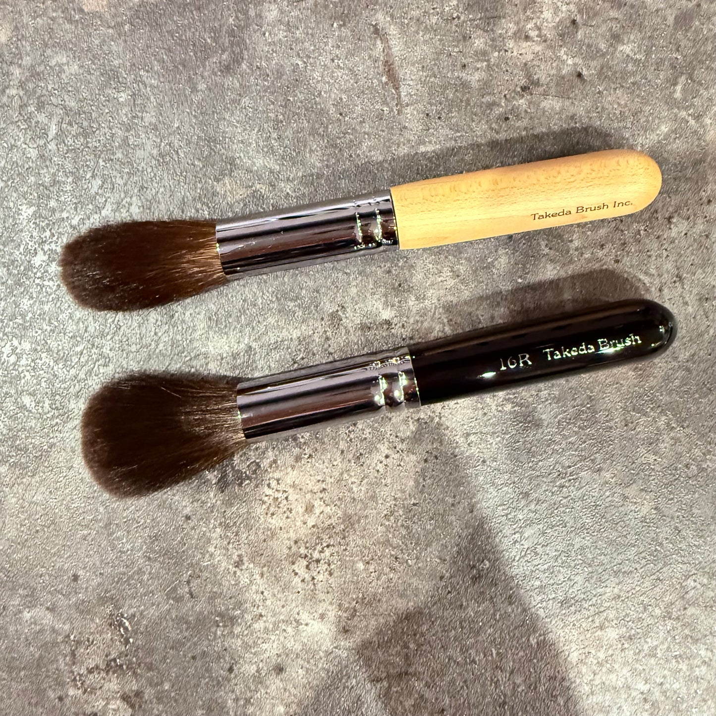 Takeda brush outlet cheek brush 16RSQU gray squirrel