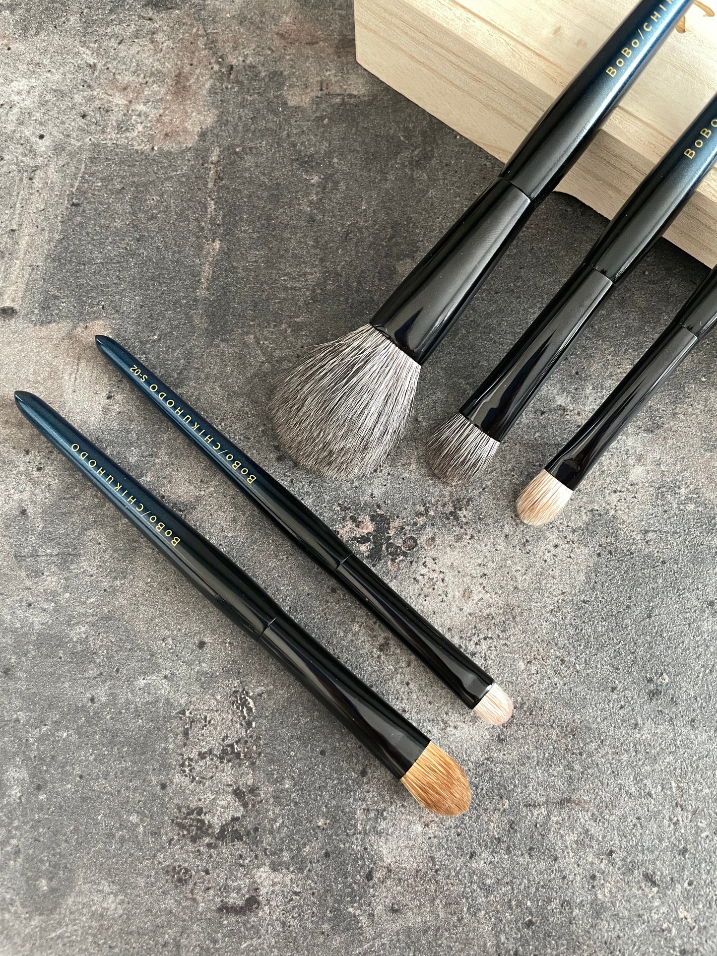 BoBo/CHIKUHODO eyeshadow brush limited edition,weasel mix fitch,Nebulae series