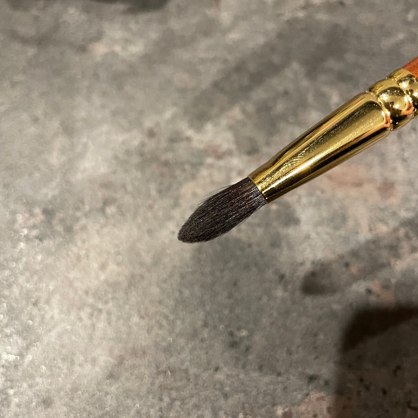 BISYODO B-ES-11 Triangle eyeshadow brush,fox mix Japanese raccoon,Long series