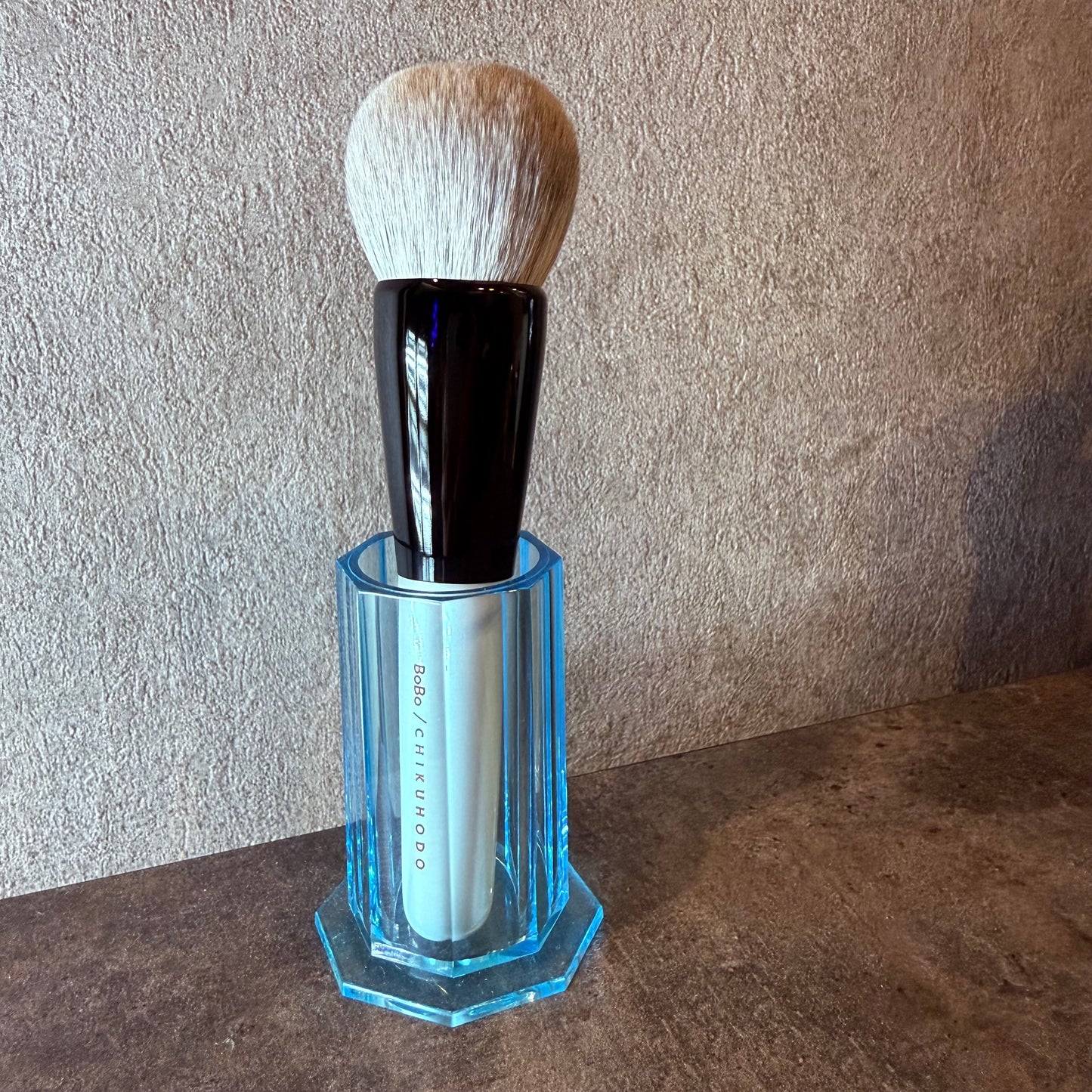 CHIKUHODOxBoBo make up brush fundation face powder bronzer silver fox mix saikoho makie handle owl