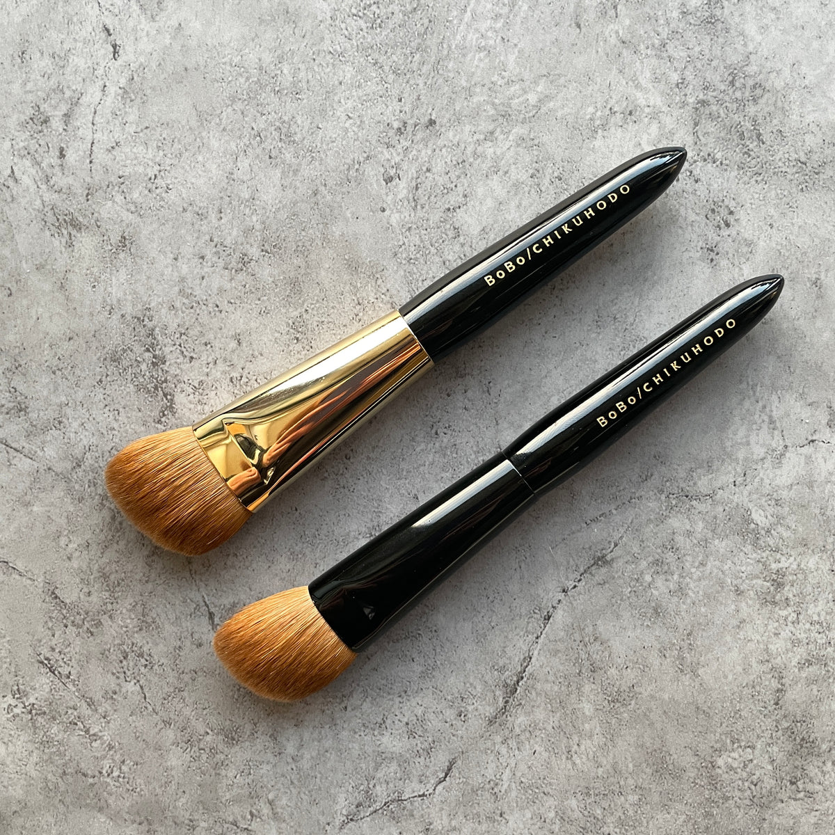CHIKUHODOxBoBo limited edition,Fundation brush,weasel,angle