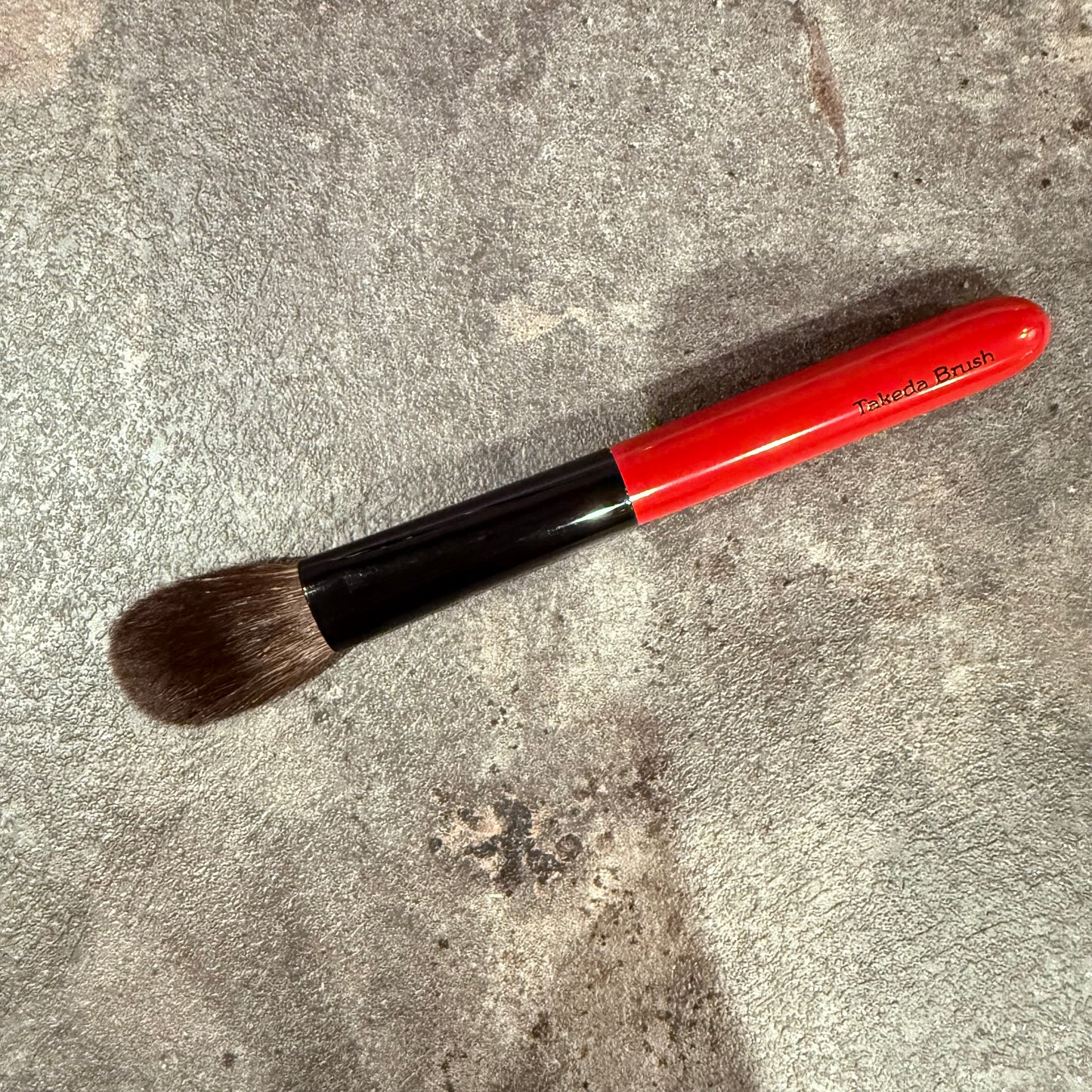 Takeda brush Outlet check highlights brush gray squirrel