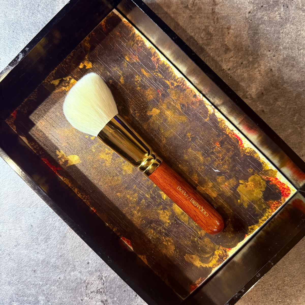 BoBo BISYODO collaboration makeup brush Marshmallow angled face brush saibikoho