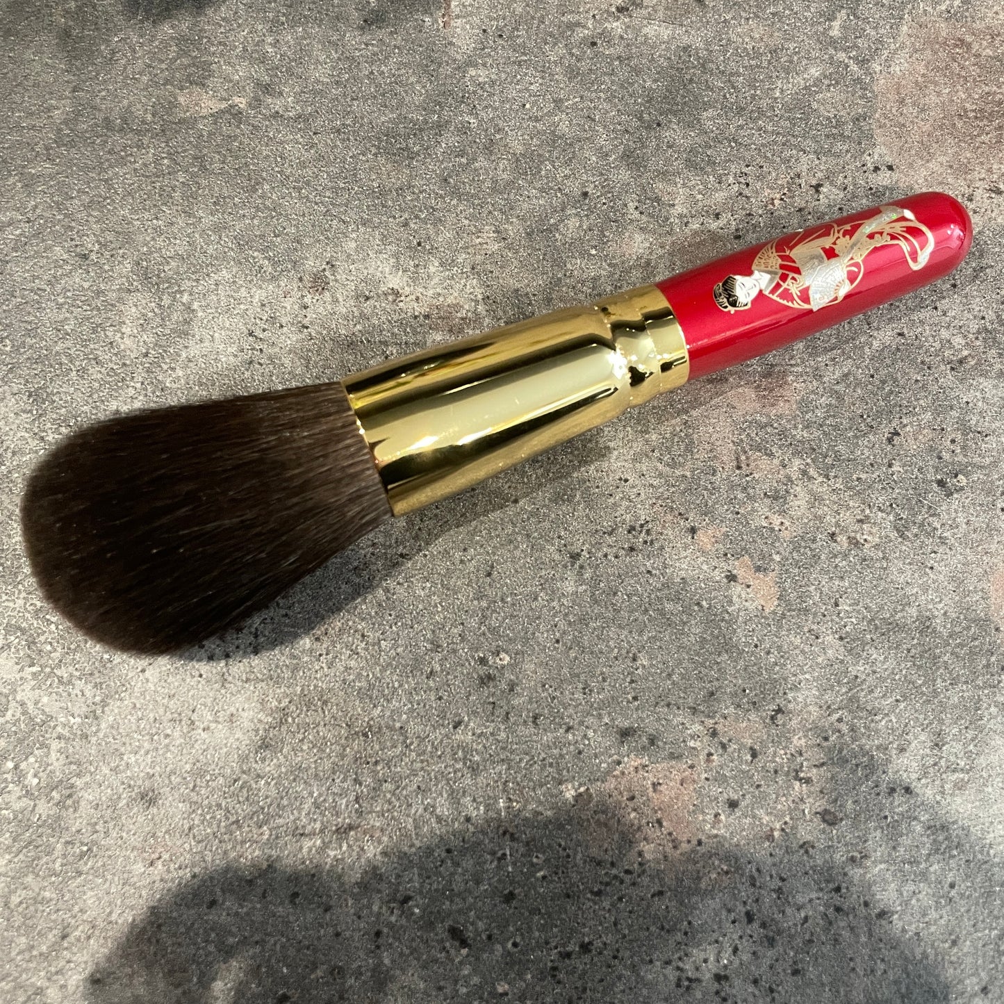 Eihodo face powder brush WPP-1 gray squirrel Maiko new