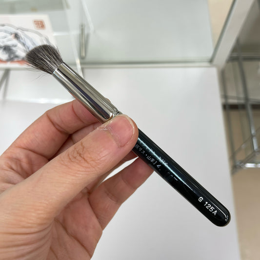 HAKUHODO G125A eyeshadow brush nose shadow brush round-angle gray squirrel mix goat