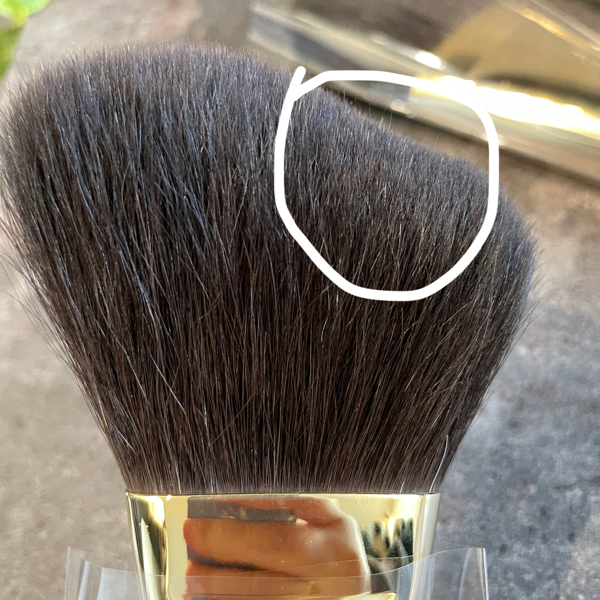 Mizuho jumbo face brush,angle,blue-gray squirrel