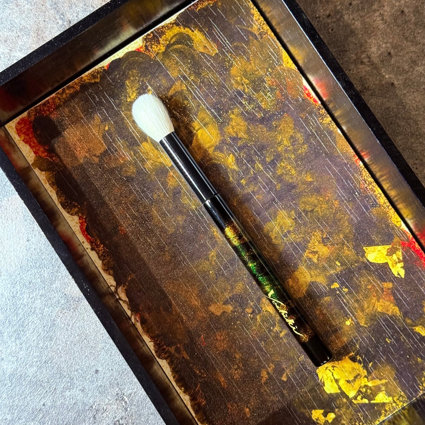 KOYUDO 2025 limited edition eyeshadow brush L 20mm close to gokujyo saibikoho Wajima-Nuri