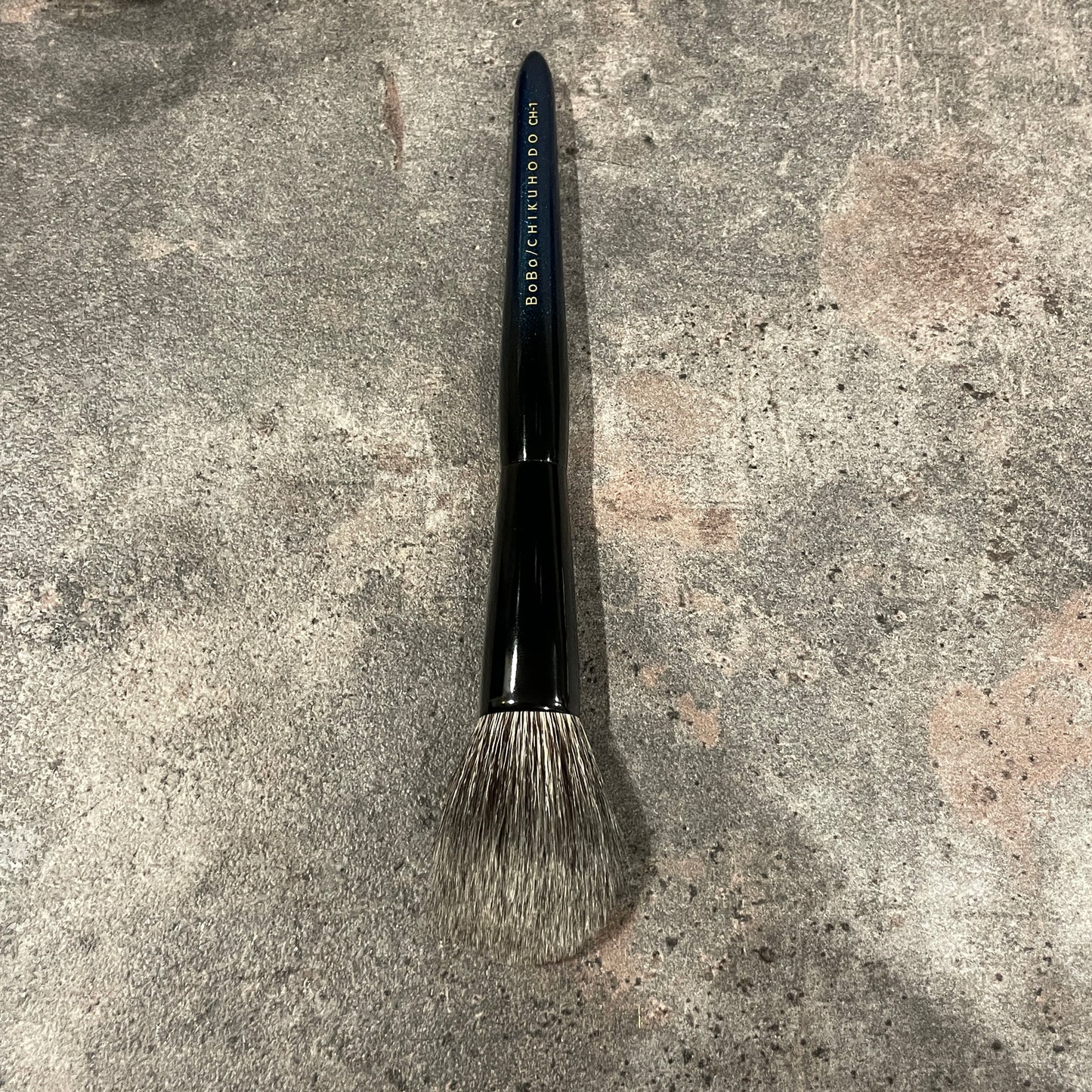 BoBo/CHIKUHODO cheek highlight brush CH-1,3D angle,Gray squirrel mix Saikoho,Nebulae series