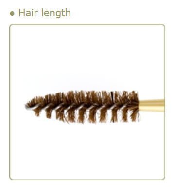 CHIKUHODO G-15 Screw Eyebrow Brush horse hair