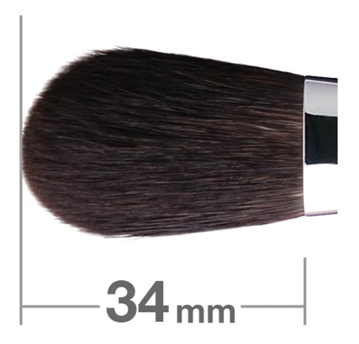 HAKUHODO G5546 Highlighter Brush Round & Flat Gray squirrel