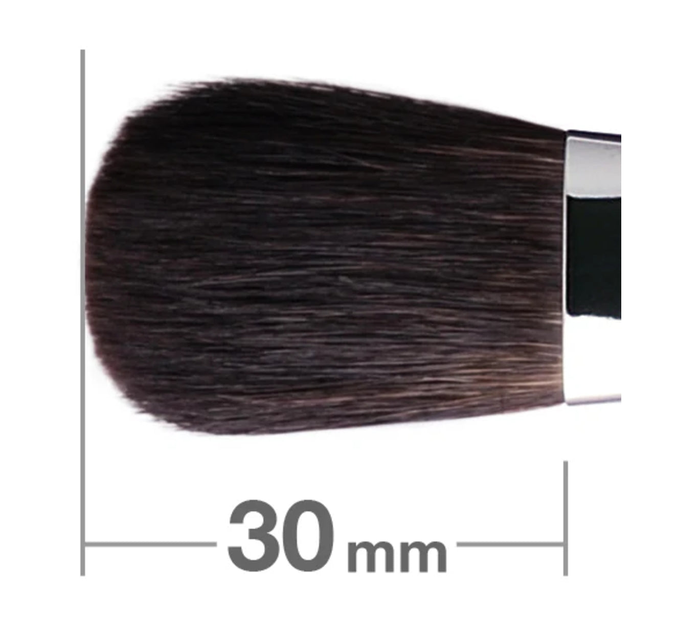 HAKUHODO G5547 Blush Brush Round & Flat Gray squirrel