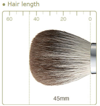CHIKUHODO R-P8/RR-P8 Powder Brush Round Silver Fox