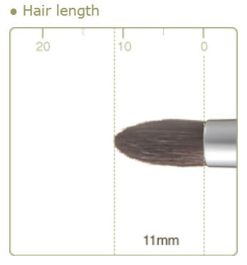 CHIKUHODO older version R-S4/RR-S4 Eyeshadow Brush pencil Gray Squirrel mix Weasel