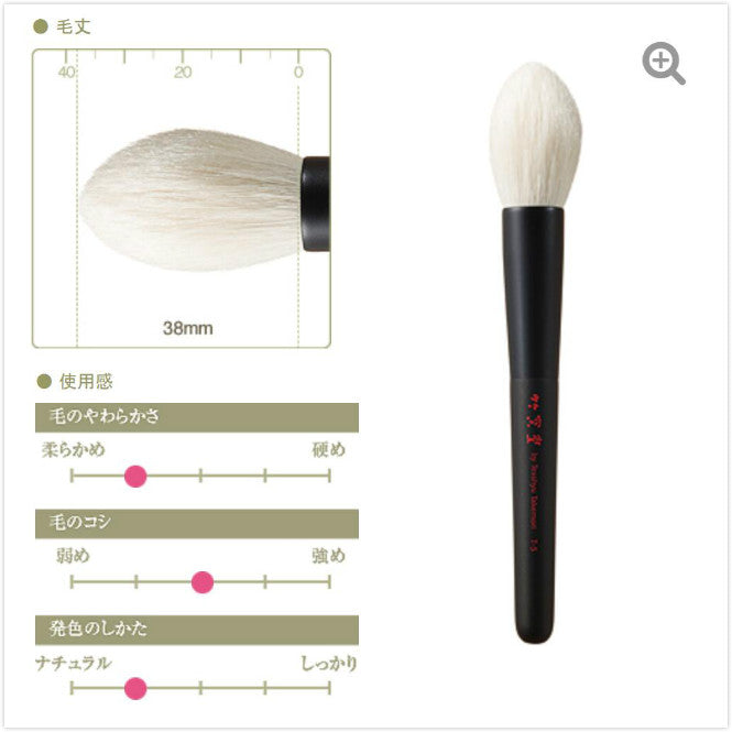 CHIKUHODO T-5 Highlight brush,flame,saikoho,T series