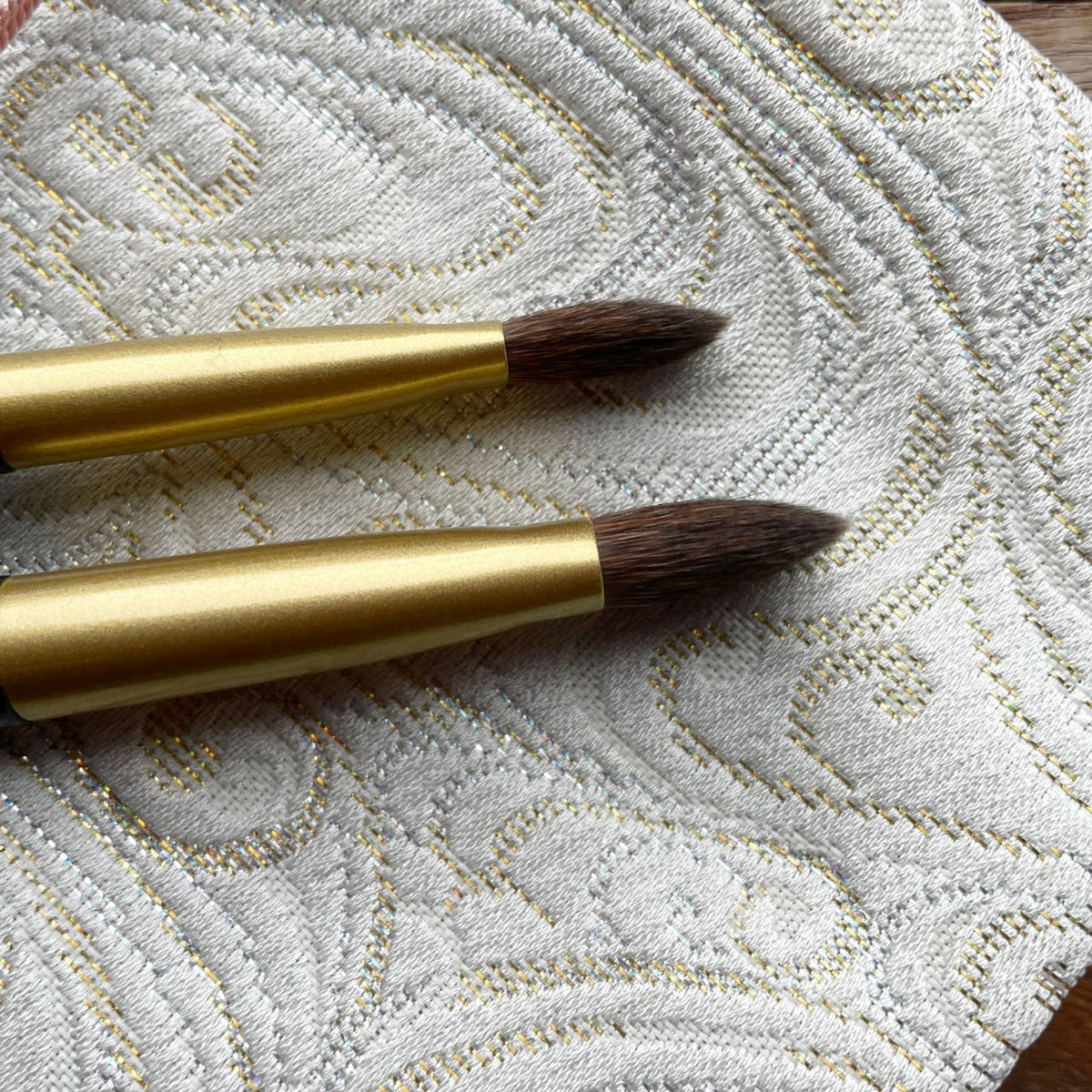 KOYUDO Red Tail Squirrel brush set,cheek brush,eyeshadow brush,Raden bunny handle,By Yoshiki