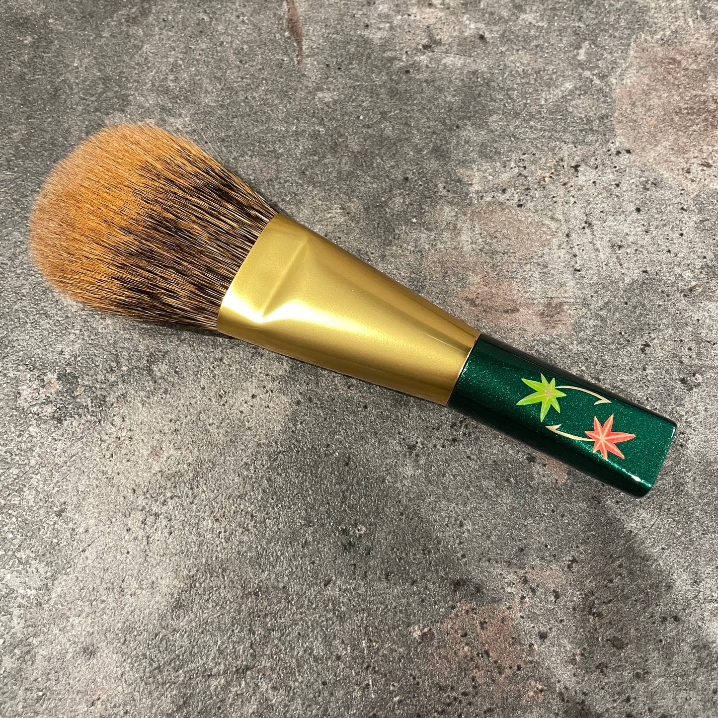 KOYUDO RCS face brush L,55mm,Makie momiji handle,red Canadian squirrel,by Yoshiki