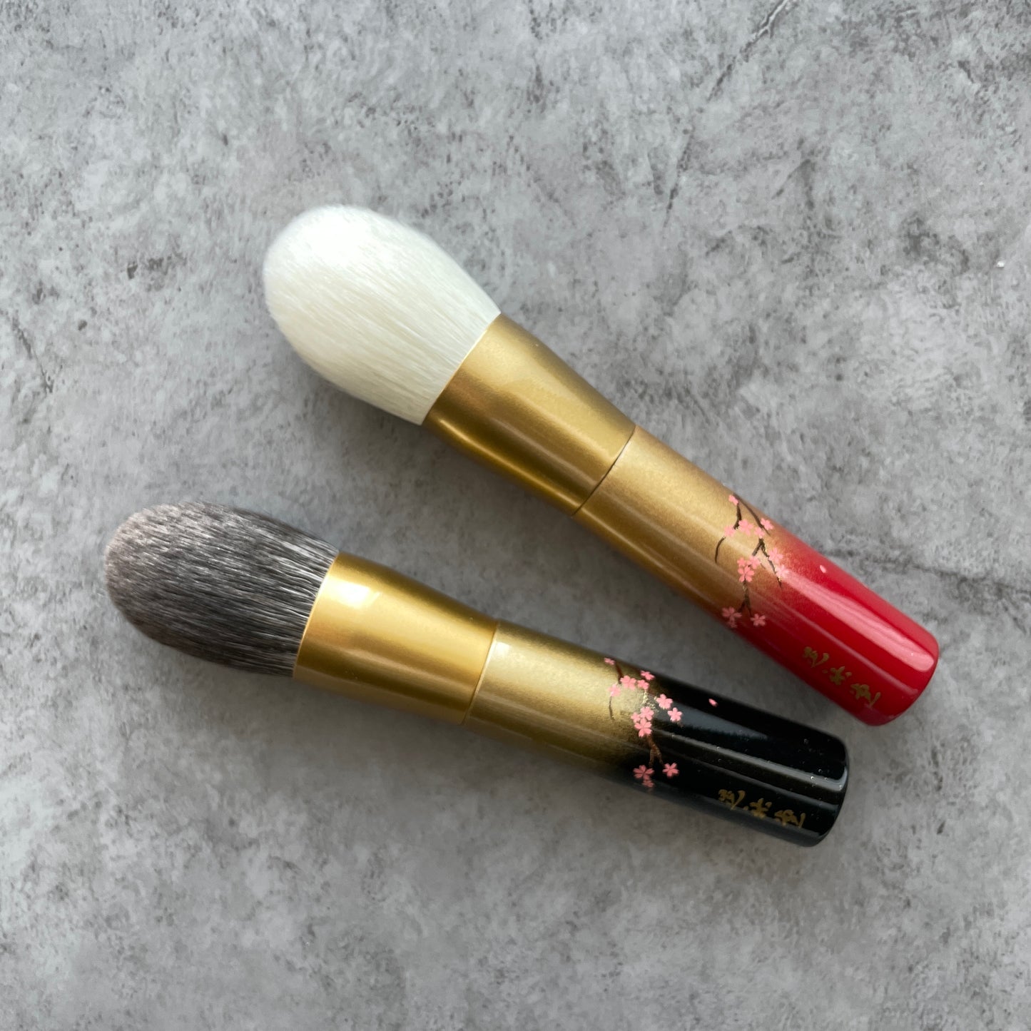 KOYUDO Sakura makie powder brush,Flame,saibikoho/gray squirrel mix high grand Saikoho,by Yoshiki