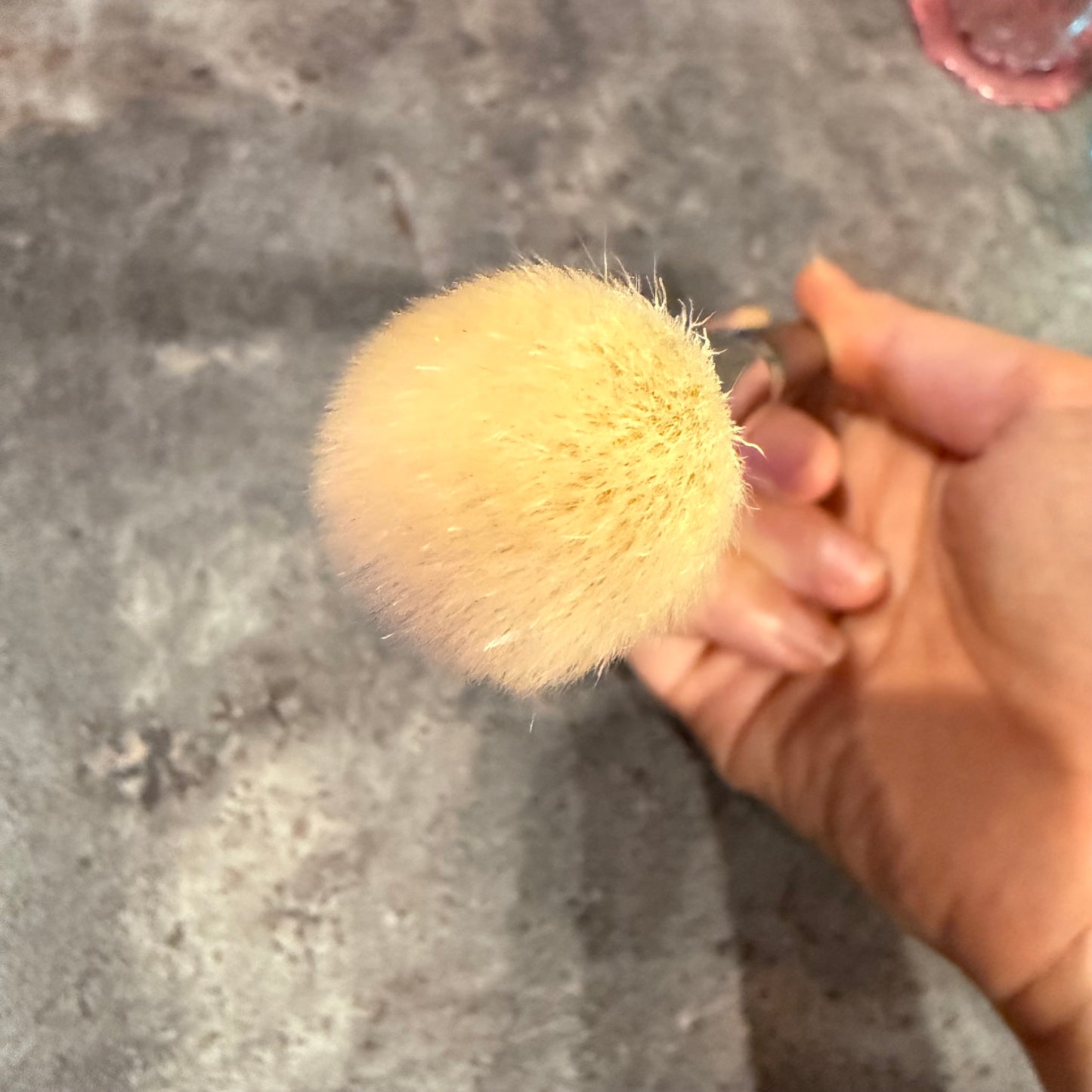 Number Eight outlet brush mini cheek brush goat