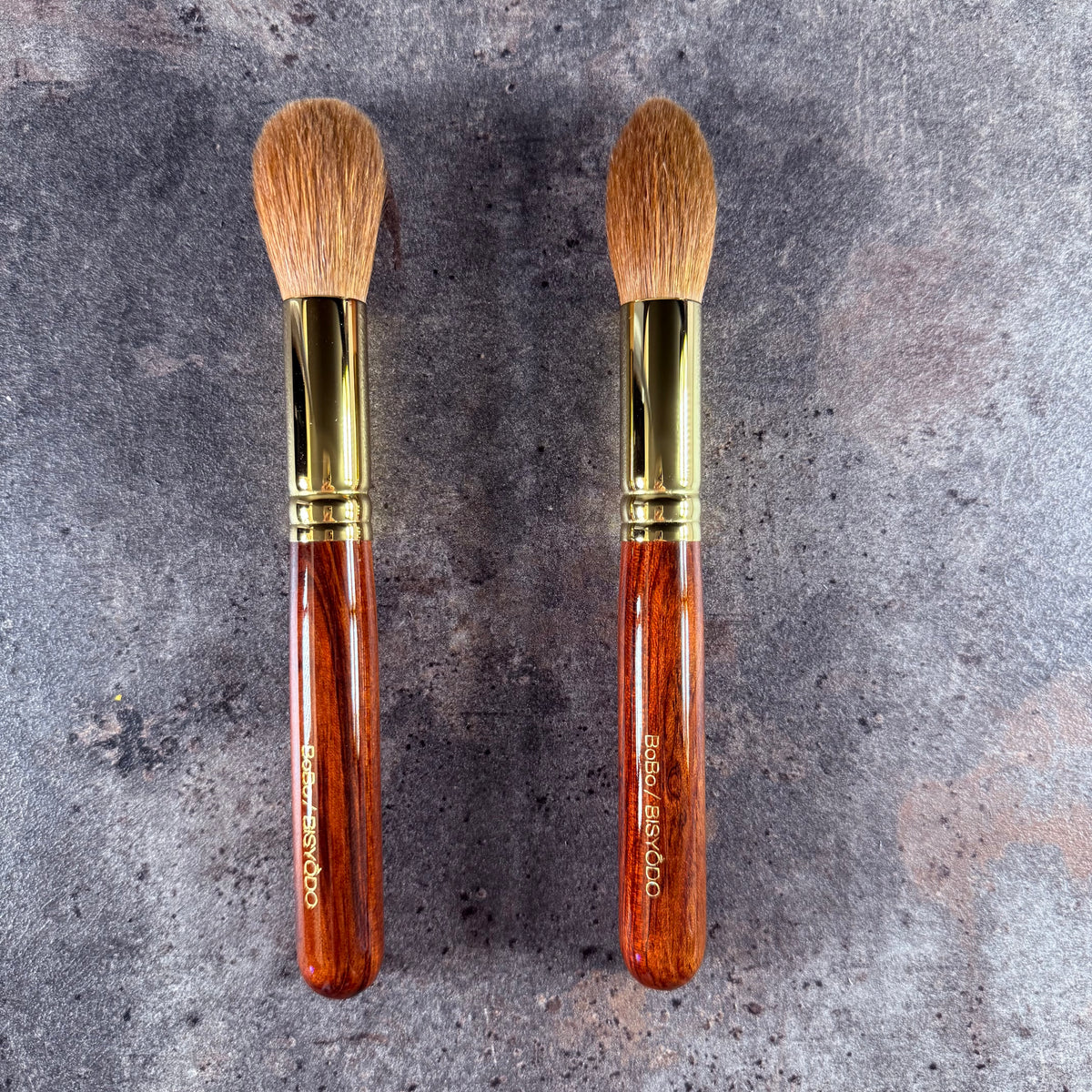 BISYODO bobo collaboration Cheek Highlight Brush Flame /Round kolinsky