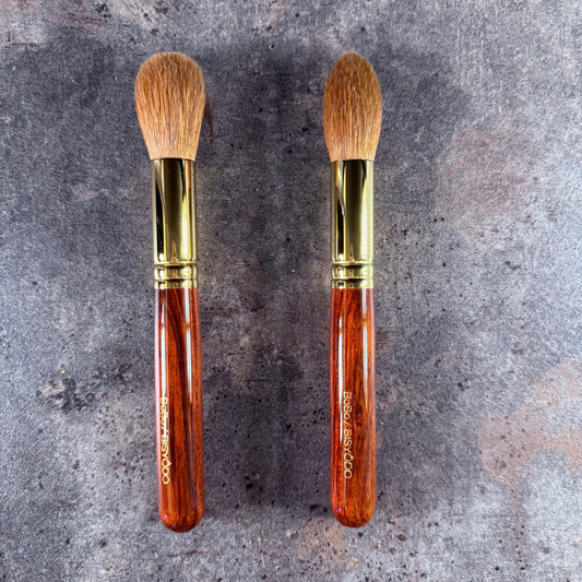 BISYODO bobo collaboration Cheek Highlight Brush Flame /Round kolinsky