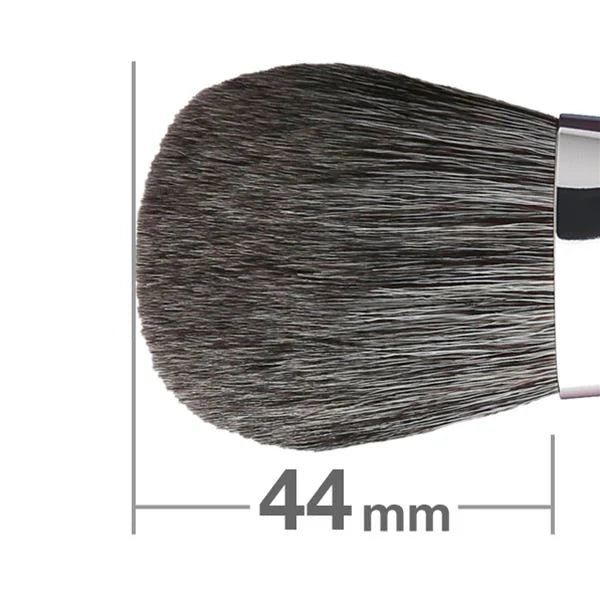 HAKUHODO G501 cheek brush round flat gray squirrel mix goat