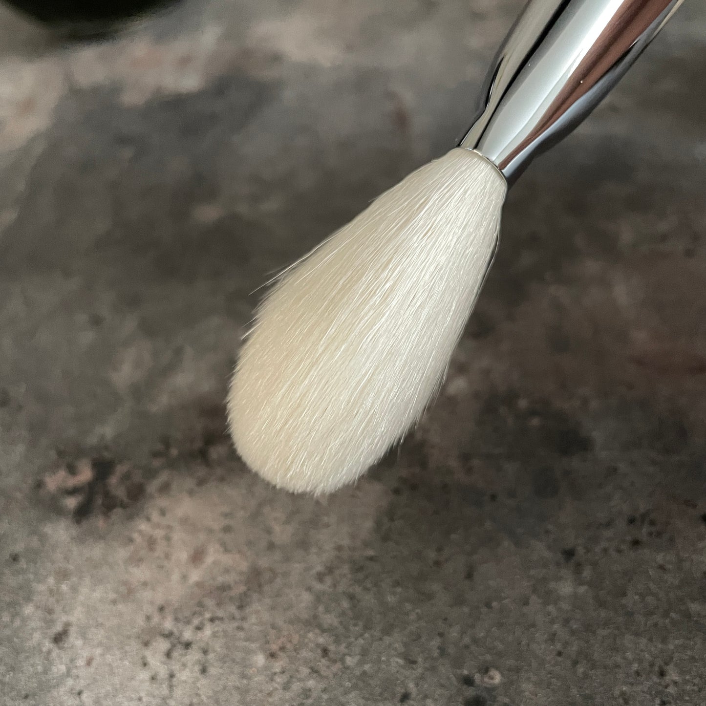 Tanseido make up brush EQ28 powder cheek brush vintage saikoho goat hair