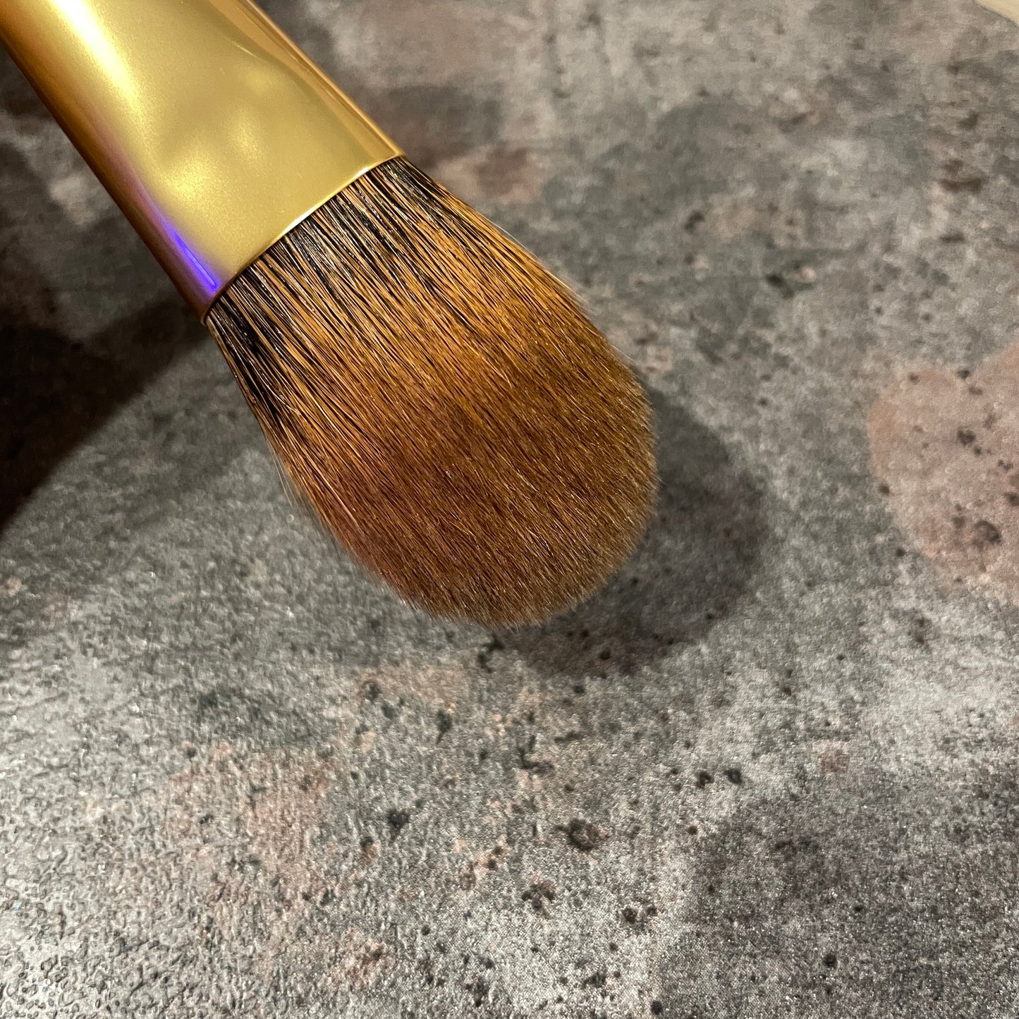 KOYUDO RCS cheek brush,flat round,red Canadian squirrel,by Yoshiki