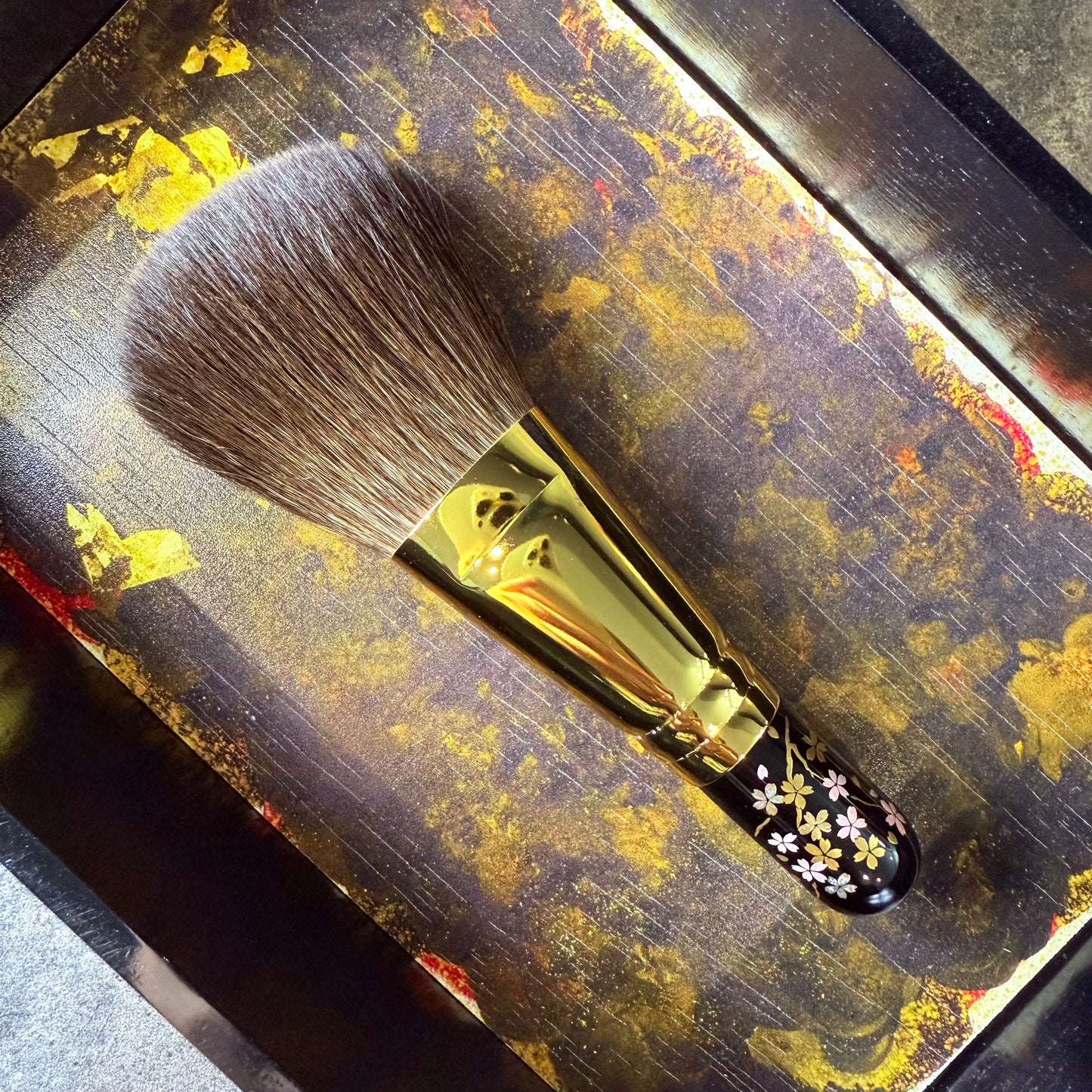 EIHODO WPP-2 setting brush flat round gray squirrel makie design