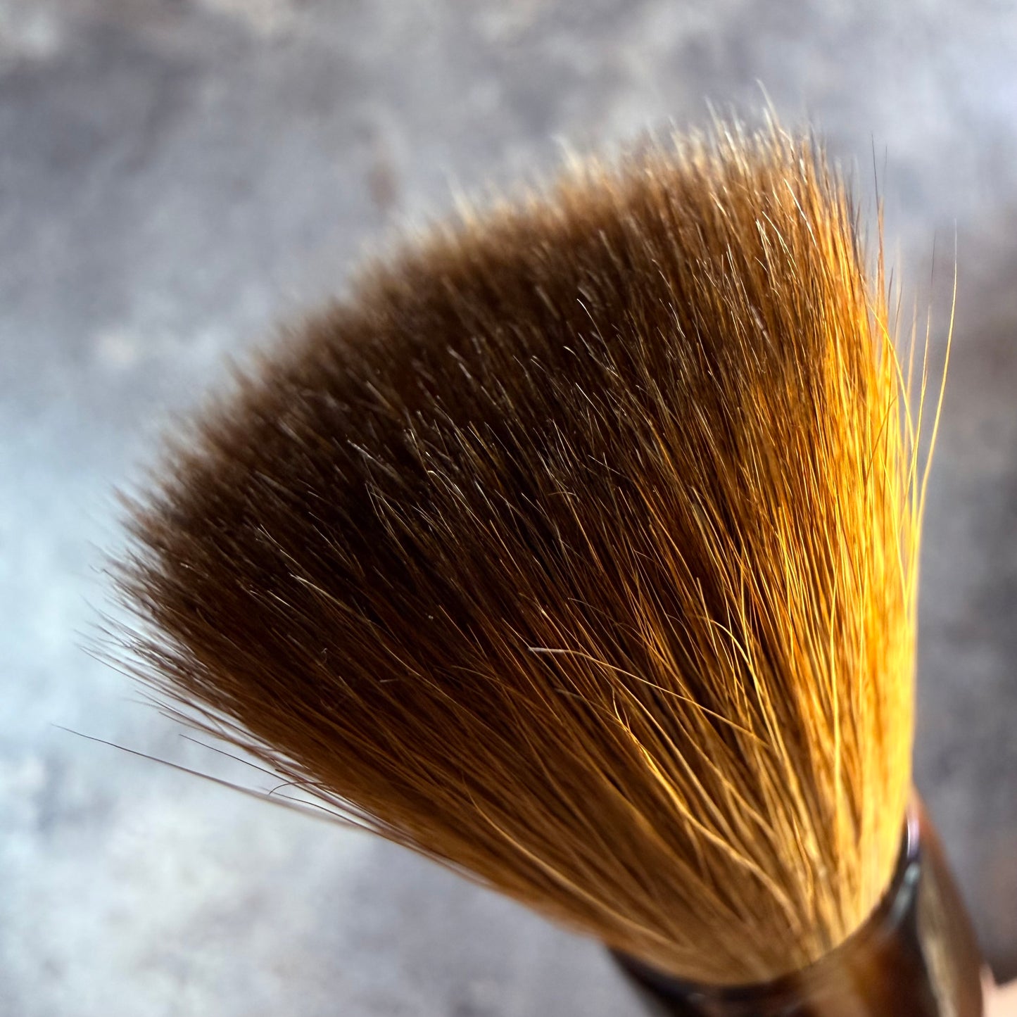 (Custom Order Deposit)Bunshindo Artisan Handmade Makeup Brush with Vintage Kolinsky mix Red Fox ferrule 16.5mm