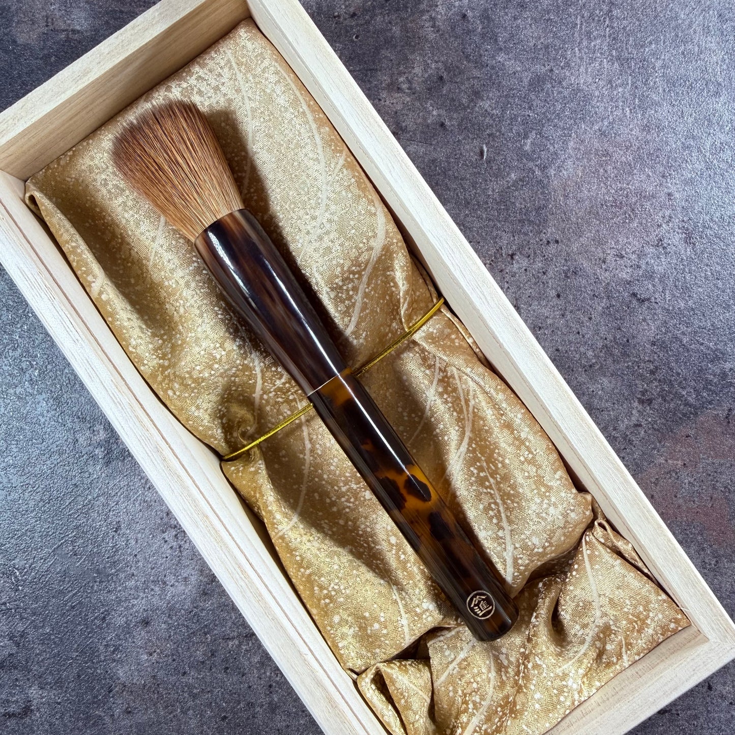 (Custom Order Deposit)Bunshindo Artisan Handmade Makeup Brush with Vintage Kolinsky mix Red Fox ferrule 16.5mm
