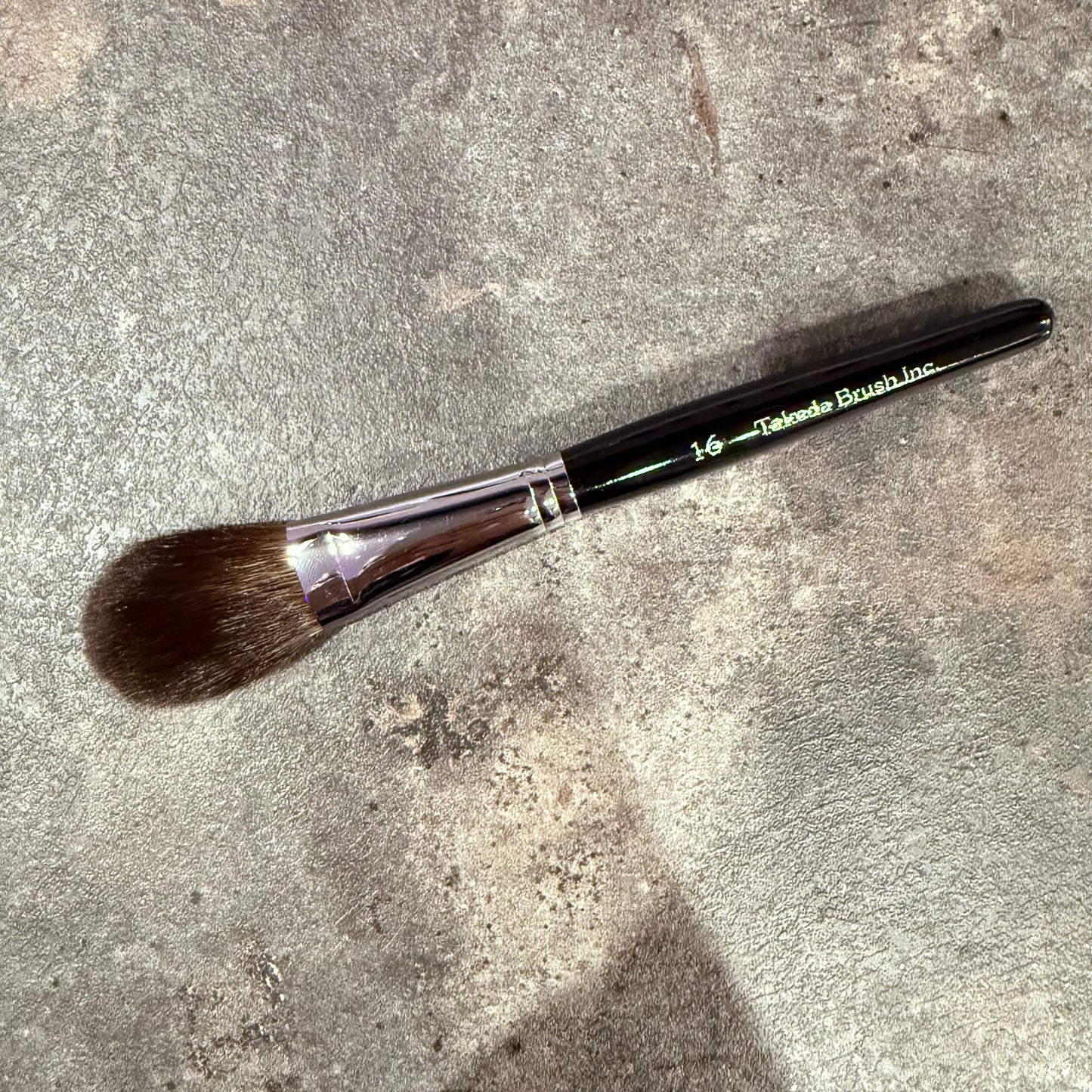 Takeda brush Outlet check highlights brush gray squirrel