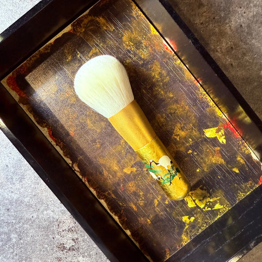 KOYUDO 2025 limited edition face brush FUPA saibikoho goat gold leaf maki-e