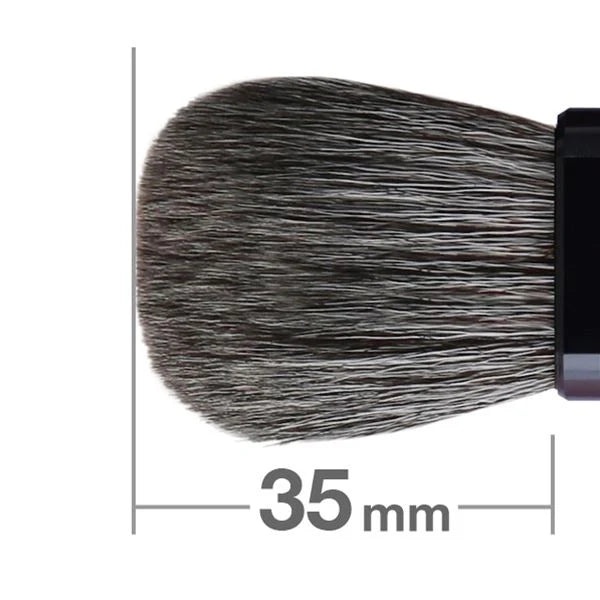 HAKUHODO J603 slide face brush round flat gray squirrel mix goat