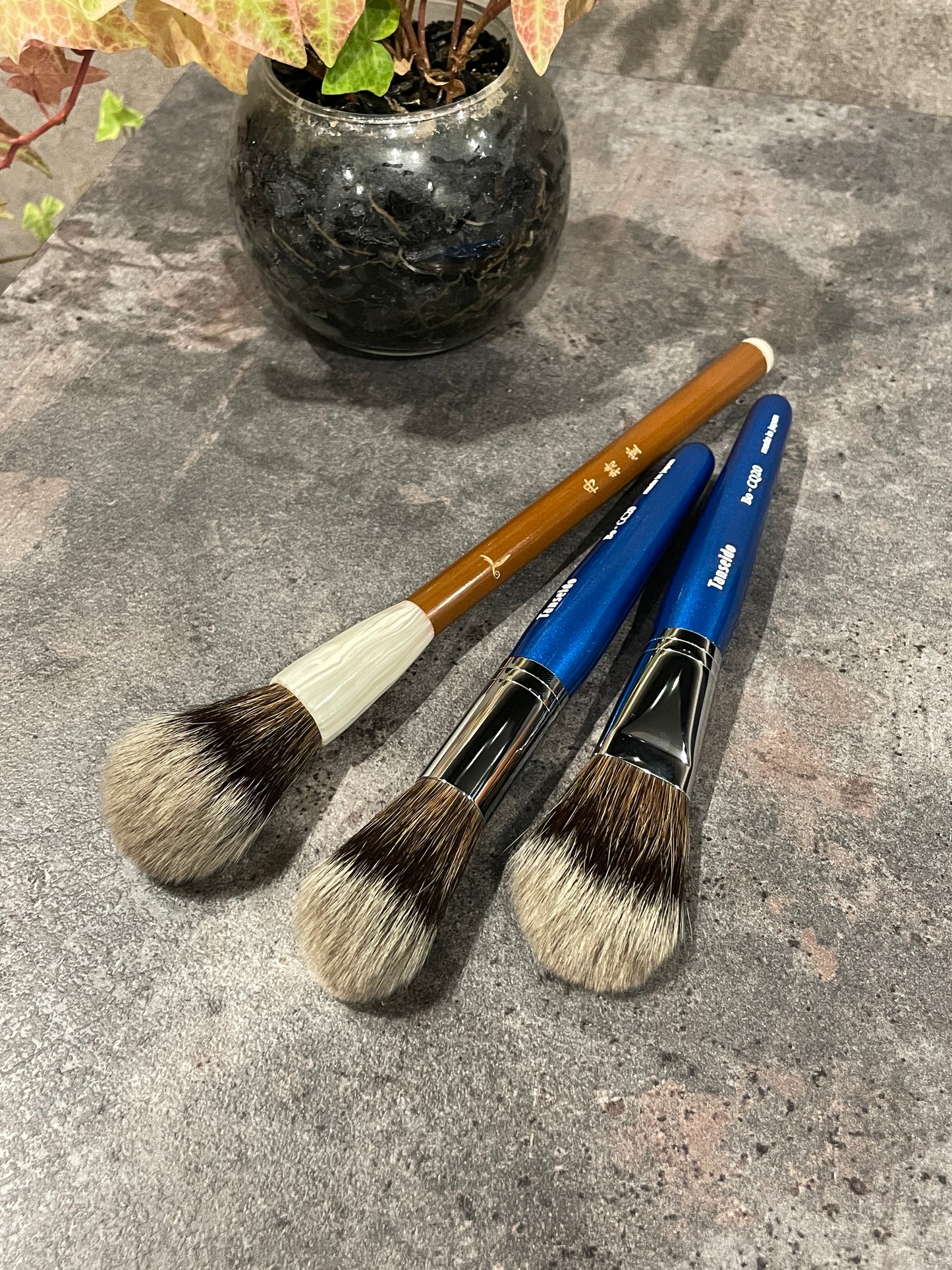 Tanseido limited edition cheek brush,CC20/CQ20,white pine squirrel