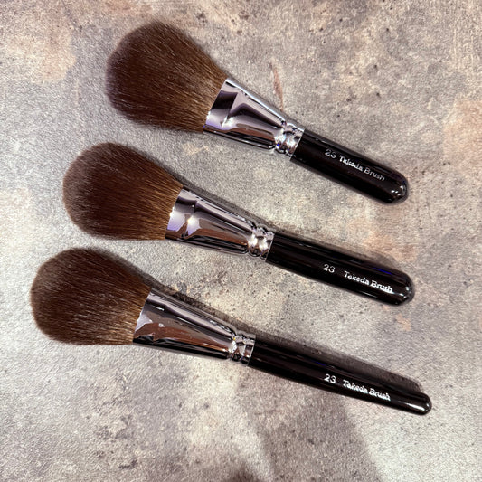 Takeda brush Outlet face brush 23SQU gray squirrel
