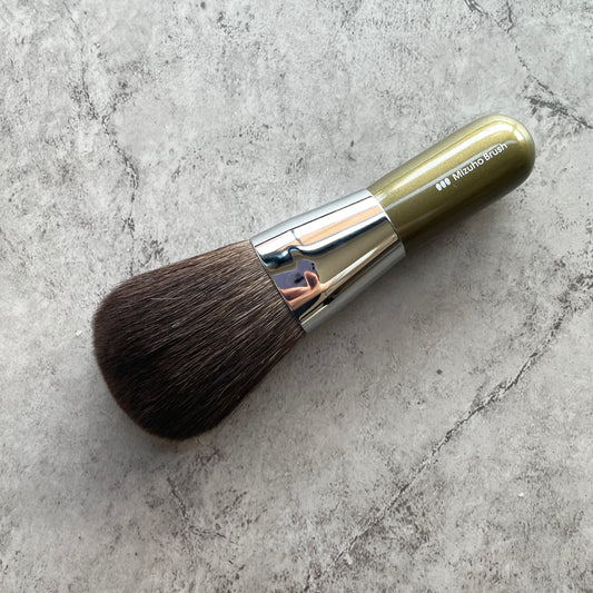 Mizuho Face powder brush,TS-1S,Flat-round,Gray squirrel