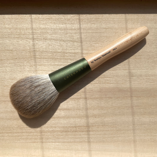 CHIKUHODO FO-1 Face power brush,FO Series,Silver fox