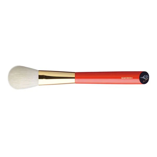 HAKUHODO S110 S110bk cheek brush round flat goat hair