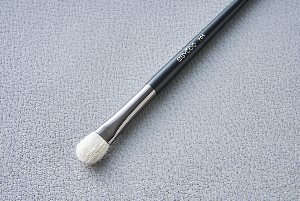 BISYODO T-705 eyeshadow brush,round flat,sokoho goat,TSUMUGI serise