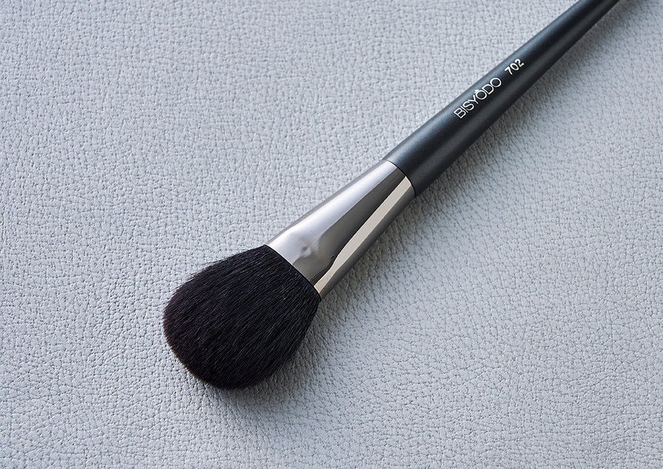 BISYODO T-702 cheek brush,round-flat,sokoho,TSUMUGI serise