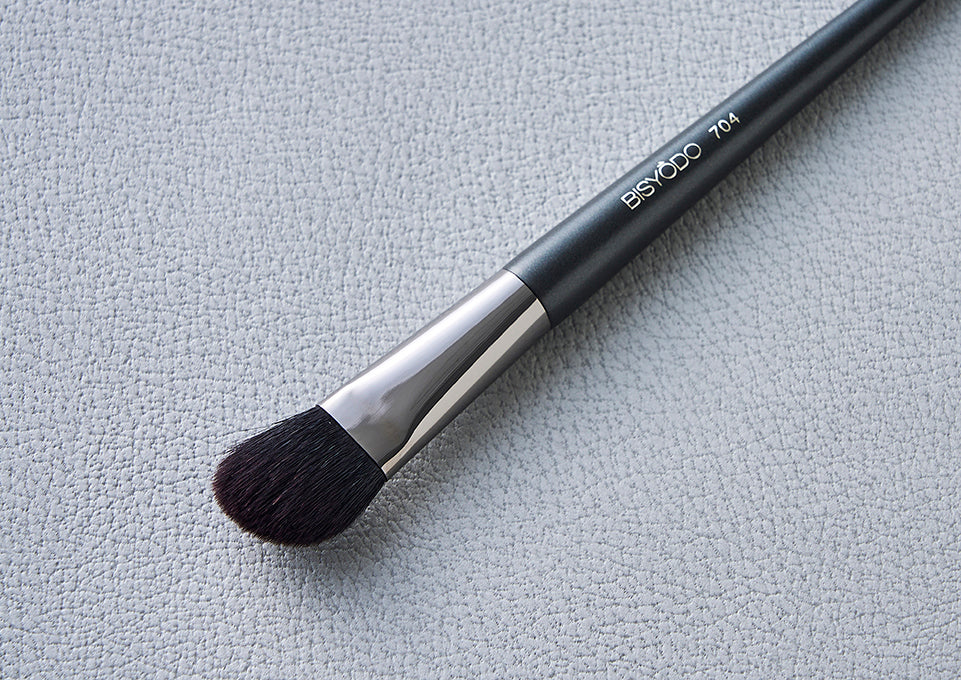 BISYODO T-704 eyeshadow brush,angle,sokoho goat,TSUMUGI serise