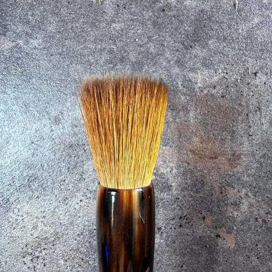 (Custom Order Deposit)Bunshindo Artisan Handmade Makeup Brush with Vintage Kolinsky mix Red Fox ferrule 16.5mm