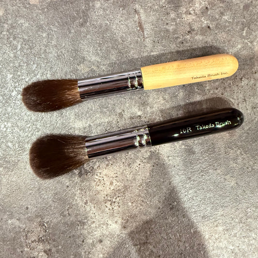 Takeda brush outlet cheek brush 16RSQU gray squirrel