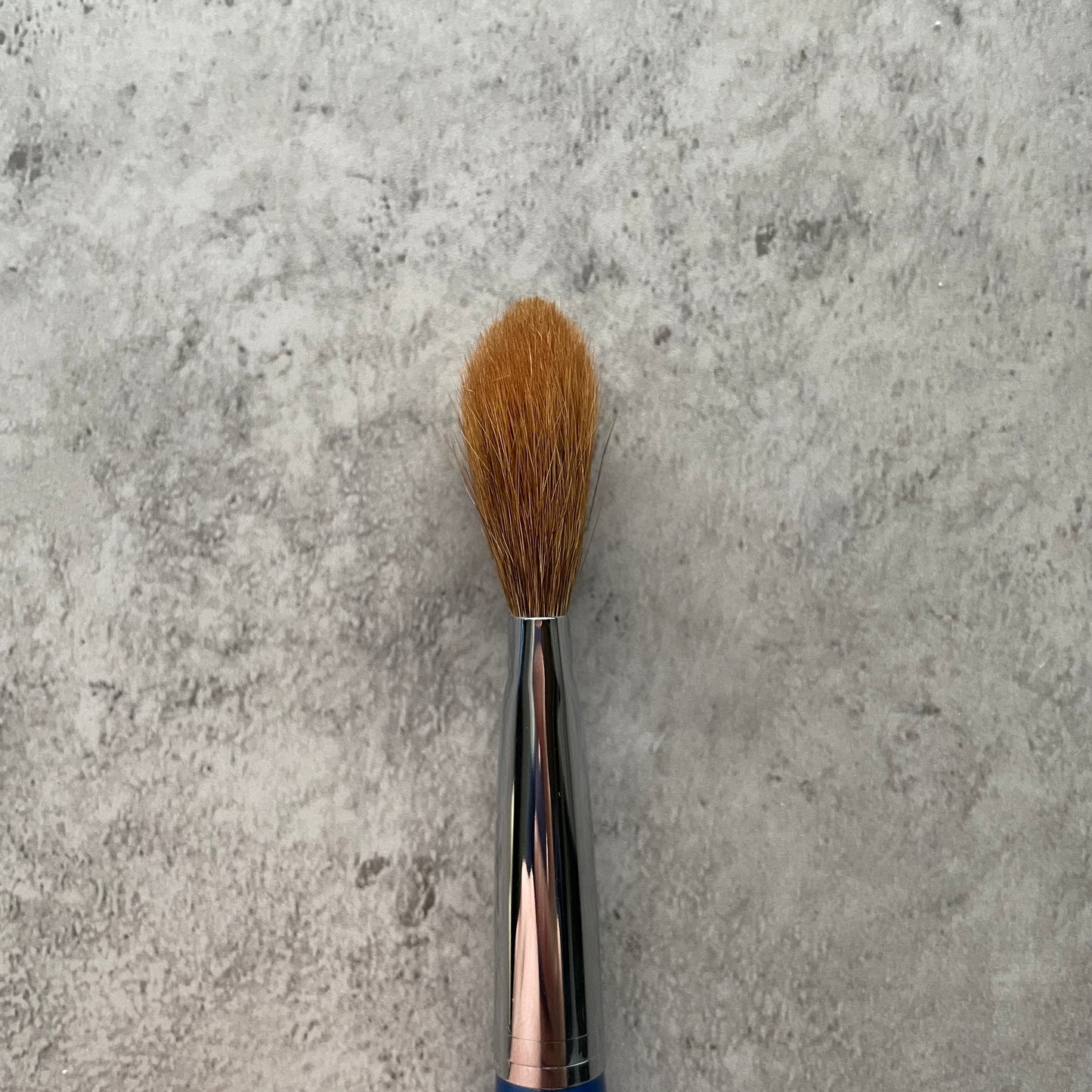 Tanseido Cheek/highlight Brush CQ14TSP,medium handle,flat round,tree squirrel