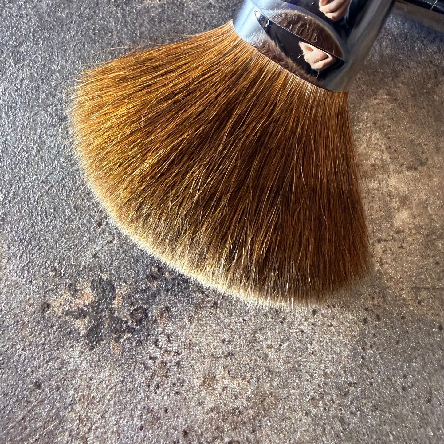 Tanseido make up brush setting brush vintage red squirrel